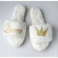 thumbnail image 1 of Sandalias Flurry personalizadas para mujer, sandalias de casa para mujer, regalo de cumpleaños, mejor amiga, boda, novia, dama de honor, regalos, 1 par, 1 of 4