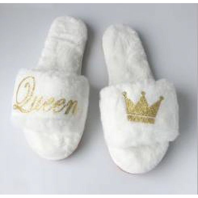 Sandalias Flurry personalizadas para mujer, sandalias de casa para mujer, regalo de cumpleaños, mejor amiga, boda, novia, dama de honor, regalos, 1 par