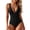 C-Black376, variant on DHFJKG Deep V Neck Swimsuit For Women One Piece Swimwear Wide Straps Sexy High Cut Bathing Suit Soft Beachwear
