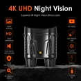 thumbnail image 2 of Rexing B1 Pro 4K IR Night Vision Digital Binocular, 2 of 9