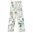 thumbnail image 3 of Christmas Tree Pajamas Leisure Trousers Soft Warm Sleepwear Bottoms Loose Retro Nightwear, 3 of 6