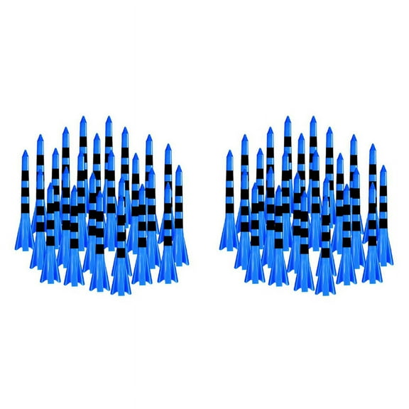 Plastic Golf Tees Pack of 100 Reduces Friction & 5 Prongs 3-1/4 Inch Accessories