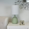thumbnail image 5 of Mainstays 16" Sage Ceramic Table Lamp with White Linen Shade, 5 of 6