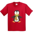 thumbnail image 3 of Inktastic Cute Penguin, Little Penguin, Penguin with Scarf Youth T-Shirt, 3 of 5