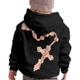 thumbnail image 2 of Girls Hoodies Fall Winter Print Loose Pullover Hoodie Top with Pocket Hoodies for Girls Size 3-4Y, 2 of 6