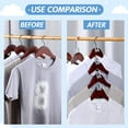 thumbnail image 4 of 20Pcs Clothes Hanger Connector Hooks, for Velvet Huggable Hangers, Wooden Hangers, Heavy Duty Space Saving for Closet, 4 of 6