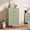 Green, variant on EastVita Fluted 5 Drawer Storage Dresser - Tall Modern Chest with Ample Deep Drawers and Wide Top - Wooden Organizer for Living Room/Hallway/Kids Room - Green
