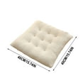 thumbnail image 4 of LACKUST Seat Cushion,Non Fading Office Kitchen Chair Cushions for Student Family,Seat Cushion for Tailbone Pain Relief,White, 4 of 6