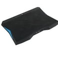 thumbnail image 3 of Laptop Cooling Stand Computer Cooling Pad Laptop Cooling Pad 6 Fan Portable Folding Adjustable Quiet Ergonomic Laptop Cooler Desktop Cooling Stand Black, 3 of 8