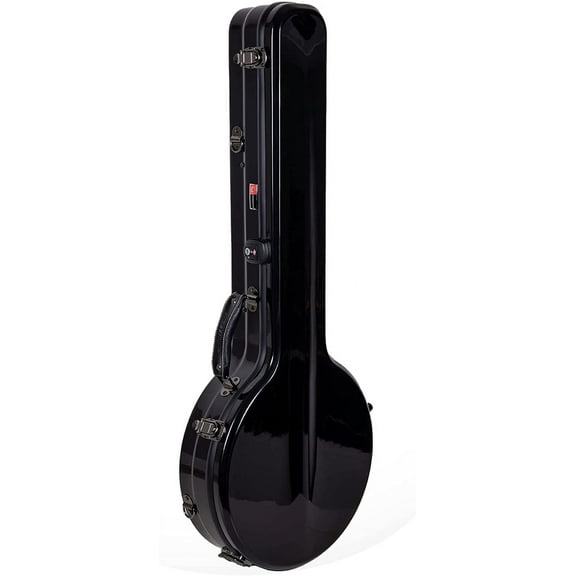 Crossrock Fiberglass 5 Strings Open Back Banjo Hard Case for 11~12.5 inches