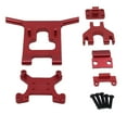 thumbnail image 4 of Piezas de mejora para coches RC: Parachoques delantero metálico para la torreta de amortiguación | Wltoys 124018 1/12 rojo, 4 of 9