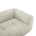 thumbnail image 2 of Causeuse Rembourrée en Tissu Liana en Lin, 2 of 10