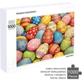 thumbnail image 2 of Easter Eggs 500 Piece Puzzle for Adults - Painted Vintage and Colorful Eggs Scene, Perfect for Relaxing Indoor Family Night Fun or Spring Holiday Activity, Finished Size 20.5 x 15 in, 2 of 8