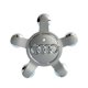 thumbnail image 1 of Fits Audi 134mm five-spoke wheel hub cap logo A6 A4L-Audi 5-spoke concave gray (pack of four), 1 of 5
