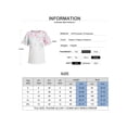 thumbnail image 3 of Mytrendy Women Floral Print Round Neck Short Sleeve Tunic Pullover Tops, 3 of 3
