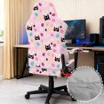 thumbnail image 6 of HELLHERO Easter Egg Paw Prints Gaming Chair Covers with Armrest Cover for Office Home Office, Soft Anti-Scratch Spandex Computer Chairs Seat Slipcovers, 6 of 10