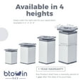 thumbnail image 5 of 6 Inch / 15cm Adjustable Furniture Legs, Btowin VCF 8 Pcs Matte Silver Square Aluminum Alloy Furniture Support Feet, Adjustable Height 0-20mm Replacement Leg for Cabinet Table Sofa Cupboard, 5 of 7
