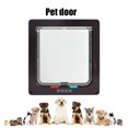 thumbnail image 1 of Puerta con solapa para perros y mascotas seguridad inteligente dirección de Control de bloqueo de 4 vías puerta para mascotas pequeñas Hugtrwg Para estrenar, 1 of 7