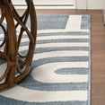 thumbnail image 5 of JONATHAN Y SANDSTONE 5 x 8 Area Rug, Aelius Scandinavian Abstract Sun Two-Tone - Blue/White, SND101C-5, 5 of 13