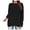 Black, variant on GigrtiJin Women's Long Sleeve Tunic Tops Fall Winter Casual Solid Color Crewneck T-Shirts Comfy Loose Top Tee Blouse