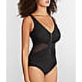 thumbnail image 3 of Network News Vive Zip-Up Underwire One-Piece Swimsuit, 3 of 3