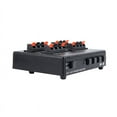 thumbnail image 1 of SP-24 Mini 2-IN-4-OUT Stereo Audio Amplifier Switcher Box Speaker Splitter,1 x Speaker Box,Black&red, 1 of 7
