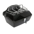 thumbnail image 6 of Kojem Motorcycle Trunk Tour Pack Luggage Universal for Harley Honda Yamaha Suzuki Cruiser Tail Box with Top Rack Backrest Black, 6 of 11