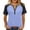 *8-Navy, variant on VBVC No Boundarie Women's Plus Color Block T-Shirts,Ladies Button-Down Basic Tees,V-Neck Short Sleeve Tops For Women,Brown,S-5XL