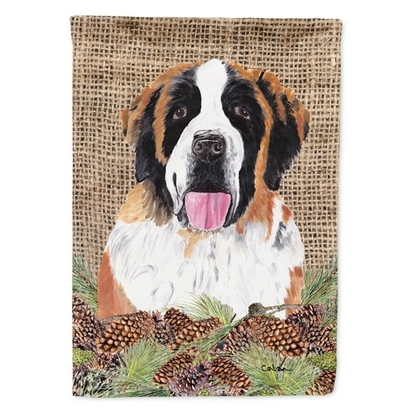 Carolines Treasures SC9041-FLAG-PARENT Saint Bernard Flag  multicolor