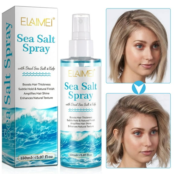Elaimei Sea Salt Hair Spray with Volume up Your Style, Light Hold & Natural Finish, 5.07 fl oz