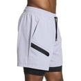 thumbnail image 3 of Reebok Mens and Big Mens Power Up 2-in-1 Woven Shorts (6" Inner, 9" Outer Inseam), Sizes XS-3XL, 3 of 5