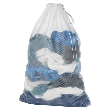 Whitmor Mesh Laundry Bag White