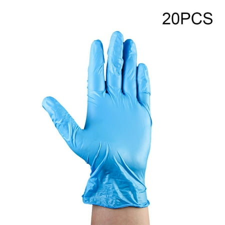 

20 Pcs Thickened Latex Gloves Tattoo High Elastic Protective Gloves Powder Free