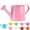 Pink, variant on 1L Metal Watering Can with Long Spout, Small Watering Can for Indoor Outdoor Plants, Galvanized Steel Gardening Watering Pot