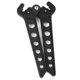 thumbnail image 2 of Tijeras ligeras estilo arco arco arco patada soporte (negro), 2 of 3