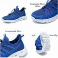 thumbnail image 4 of Mens Breathable Mesh Slip-On Fashion Sneakers with Elastic Band Lightweight Soft Sole Trail Running Shoes Walking Sports Shoes, 4 of 7