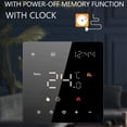 thumbnail image 4 of Wifi Thermostat, Touch Screen APP Control High Accuracy Flame Retardant 100-250VAC Home Temperature Controller  for Indoor 16A WIFI, 4 of 7