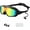 Black+colorful, variant on Tyglobal Swim Goggles, Wide View Anti Fog&UV Swimming Goggles for Audlt Kids, Leak Resistant Design Swim Glasses