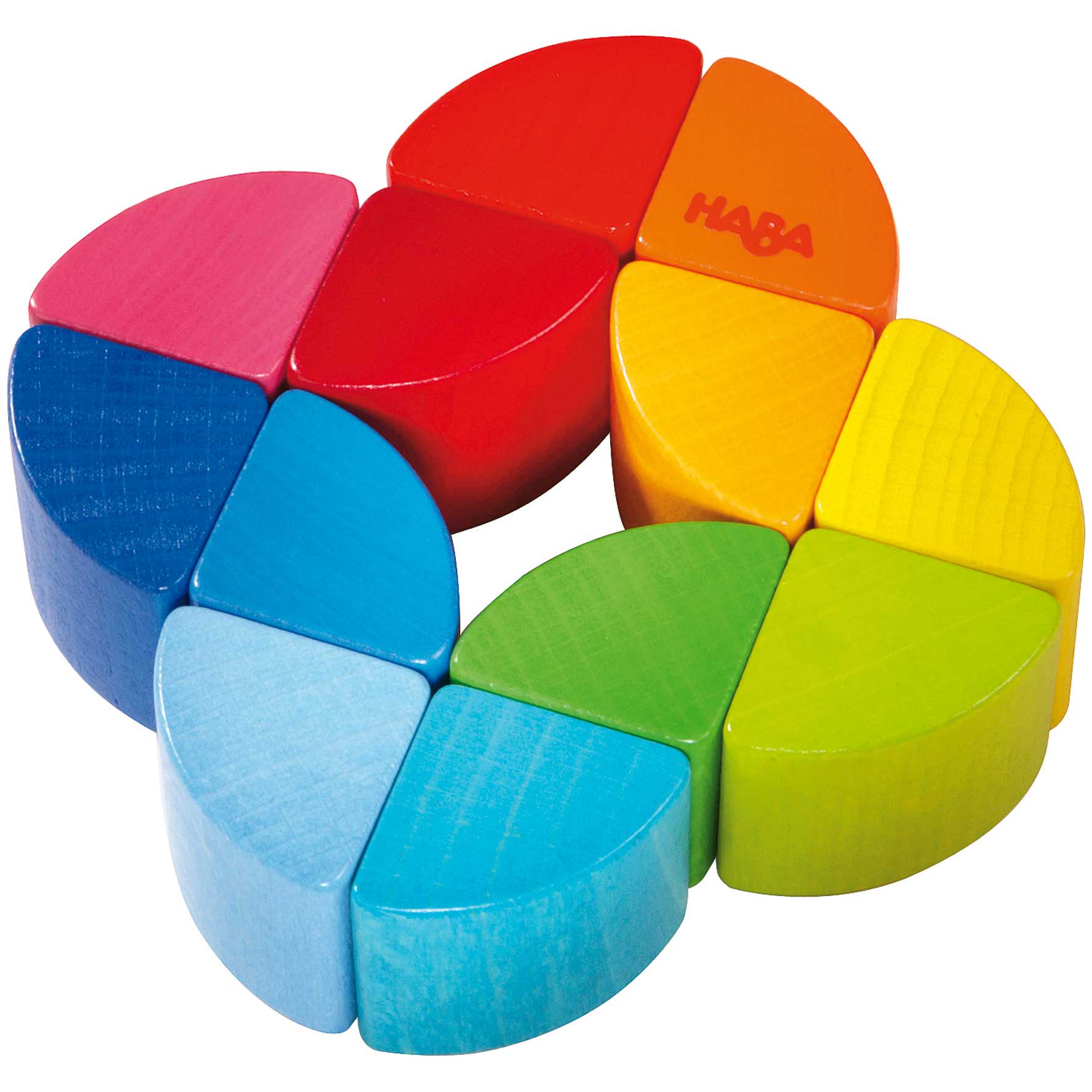 HABA Rainbow Ring Wooden Clutching Toy (Made in Germany)