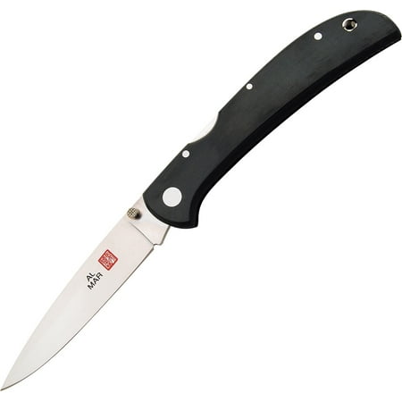 Al Mar Knives 5B2T Eagle Ultralight Talon Lockback Knife with Black Micarta Handles Multi-Colored
