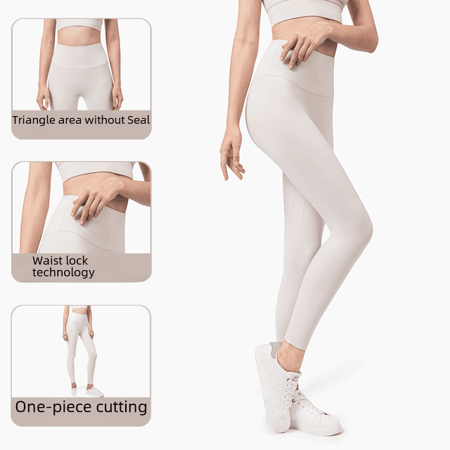 Pantalones de yoga Nuls Naked para mujer, de cintura alta, deportivos, adelgazantes, para correr, con efecto melocotón