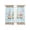 Brushed Nickel, variant on Easter Sheer Curtains 72 Inch Length 2 Panels Set Window Treatments, Spring Gnomes Floral Bunny Eggs Green Lattice Rod Pocket Semi Curtains for Living Room/Bedroom/Kitchen Décor, 104"W x 72"L