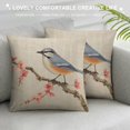 thumbnail image 3 of COMIO  White-Eared Blue Bird Throw Pillow Covers Farmhouse Double Sided with Zipper Decorative Pillows for Couch Cushion Sofa Outdoor, 3 of 5