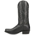 thumbnail image 3 of El Dorado Men's Handmade Vanquished Calf Cowboy Boot Square Toe Black, 3 of 8