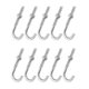 thumbnail image 1 of Anchor Bolts QWORK Steel J-Bolt 5/16 x 3 con tuerca, paquete de 10, 1 of 8