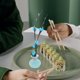 thumbnail image 4 of unbranded Adorno De Flor Artificial Azul Para Embellecer Platos Y Bandejas De Sushi, 4 of 8
