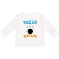 thumbnail image 3 of Inktastic Bowling Worlds Best Bowler Sports Boys or Girls Long Sleeve Toddler T-Shirt, 3 of 5