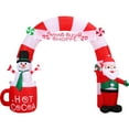thumbnail image 3 of Fraser Hill Farm 9-Ft. Wide Pre-Lit Inflatable Candy Cane Arch, FHFXMASARCH091-L, 3 of 12