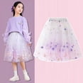 thumbnail image 5 of Cowsor Girls Sweet Tulle Skirt Fluffy Mesh Mini Skirt Princess Style Soft Comfortable Wear for Birthday Party Holiday School Daily Play Toddler Kids, 5 of 5