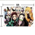 thumbnail image 6 of Demon Slayer Banner Backdrop Background Taspestry Wall Decor Birthday Party Supplies Post Fans, 6 of 6